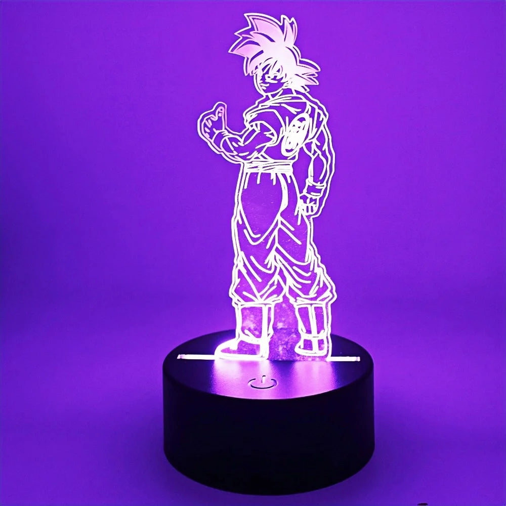 Lámpara LED 3D Goku - Dragon Ball