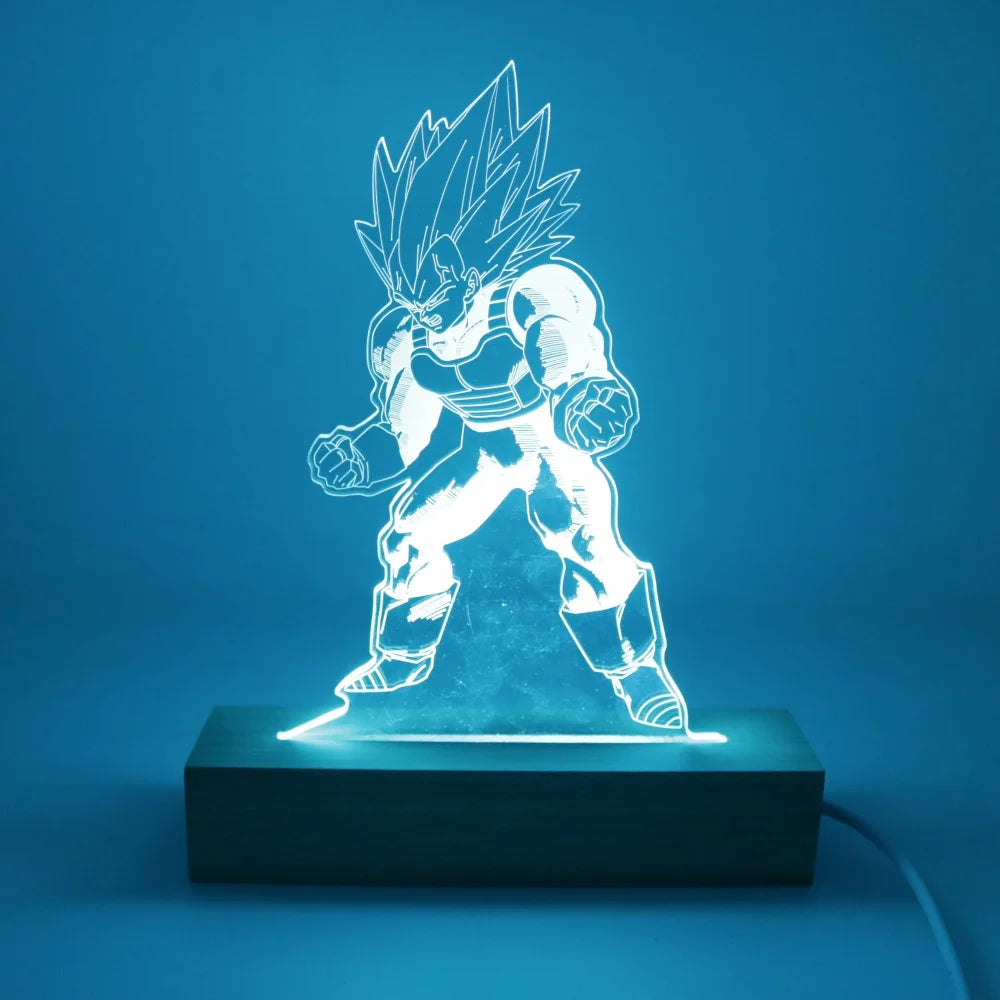 Lámpara LED 3D Goku - Dragon Ball